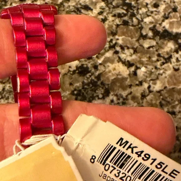 Michael Kors Vibrant Red Women's Watch - Picture 7 of 11